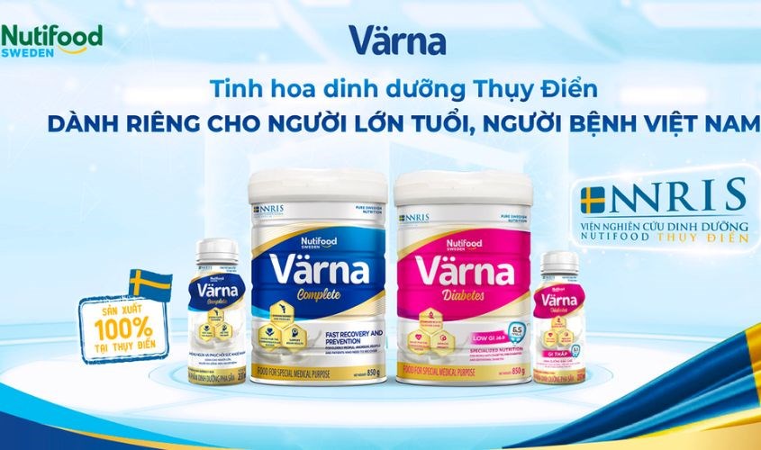 Dòng sữa Varna của thương hiệu Nutifood