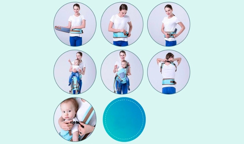 Cách sử dụng địu Baby Lab 
