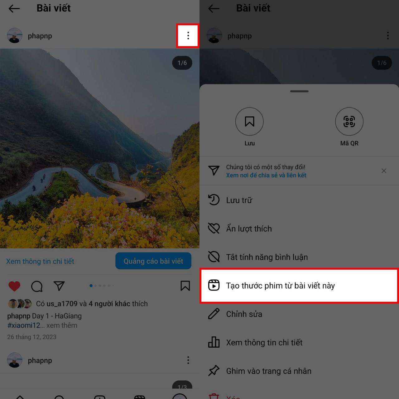 Cách làm Reel Instagram từ bài viết