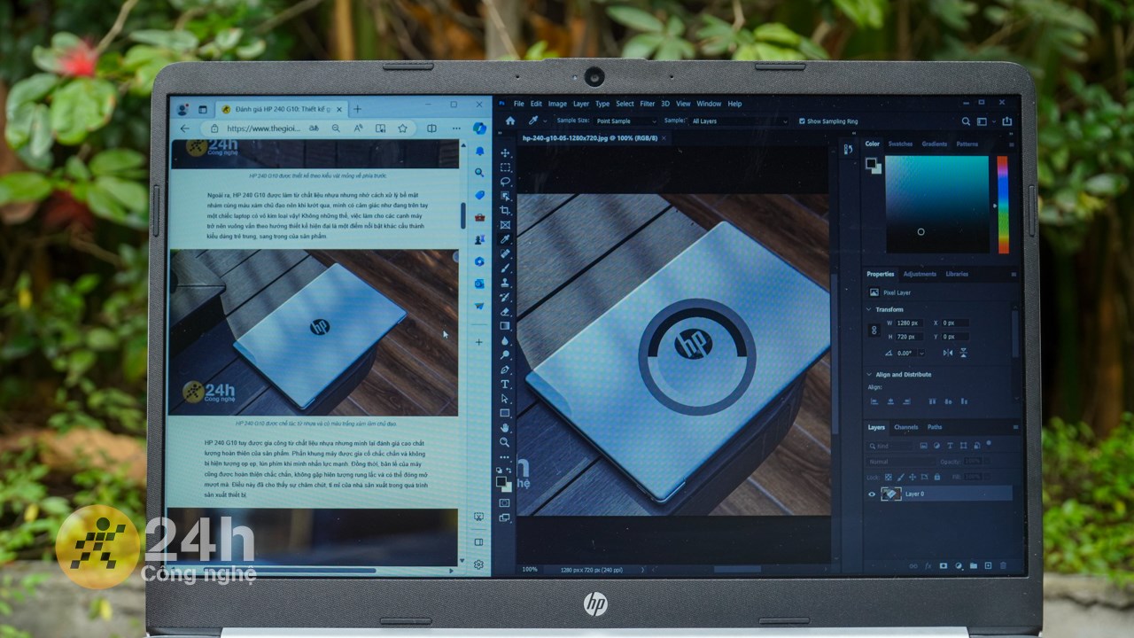 HP 15s fq5147TU được trang bị RAM 8 GB và ổ cứng SSD có dung lượng 512 GB