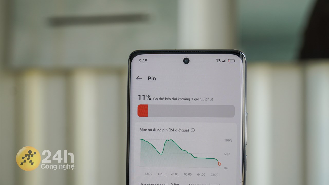 Mình cho rằng thời lượng sử dụng pin của OPPO Reno11 Pro 5G ở mức ổn.
