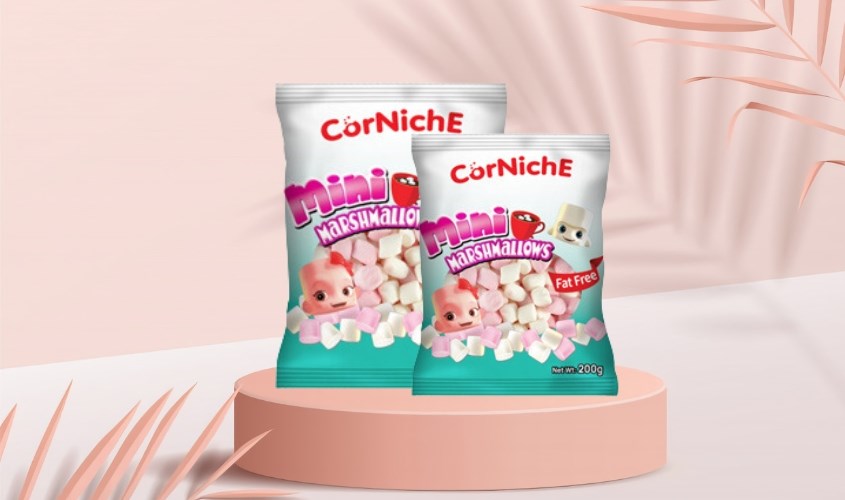 Kẹo Marshmallow Corniche Teddy hương vị thơm ngon