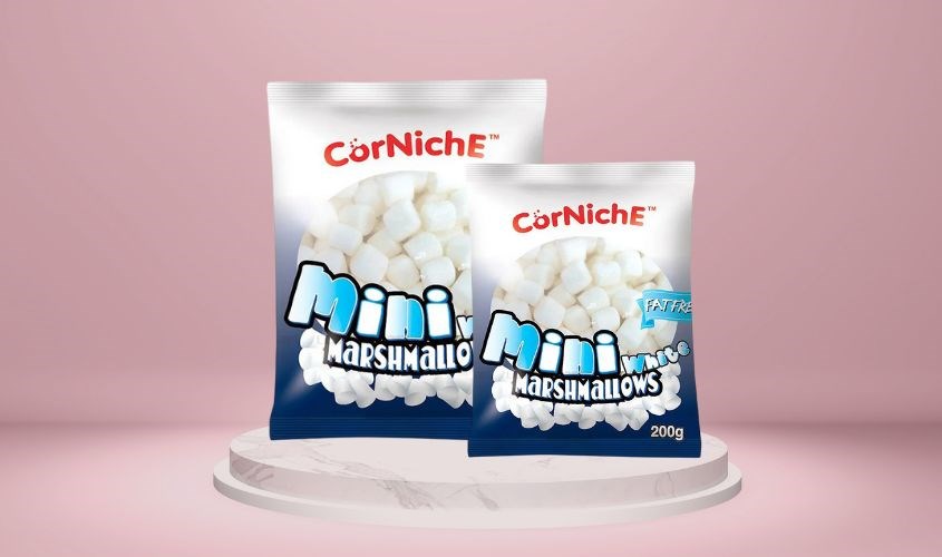 Kẹo Marshmallow White Corniche Viên Nhỏ