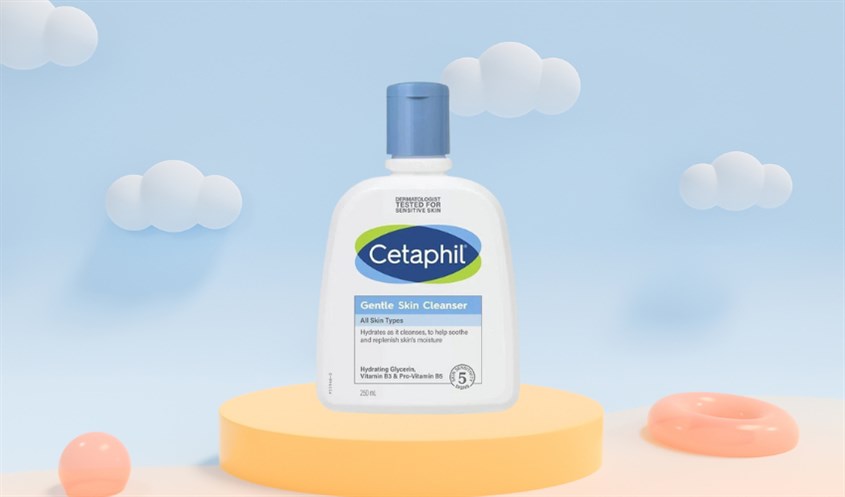 Sữa rửa mặt dịu nhẹ cho da nhạy cảm Cetaphil Gentle Skin Cleanser 250 ml
