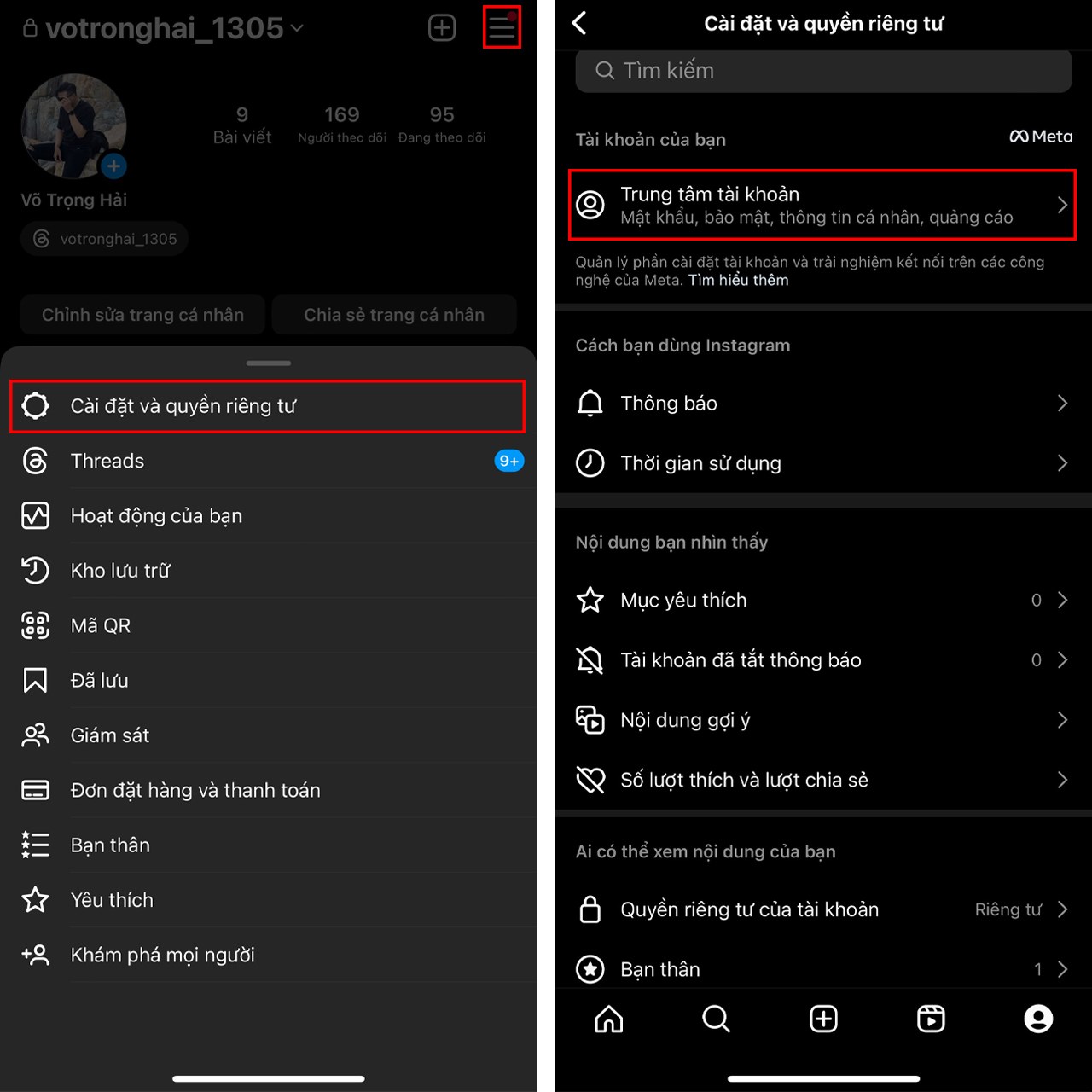 Cách hủy liên kết Instagram với Facebook Cách hủy liên kết Instagram với Facebook