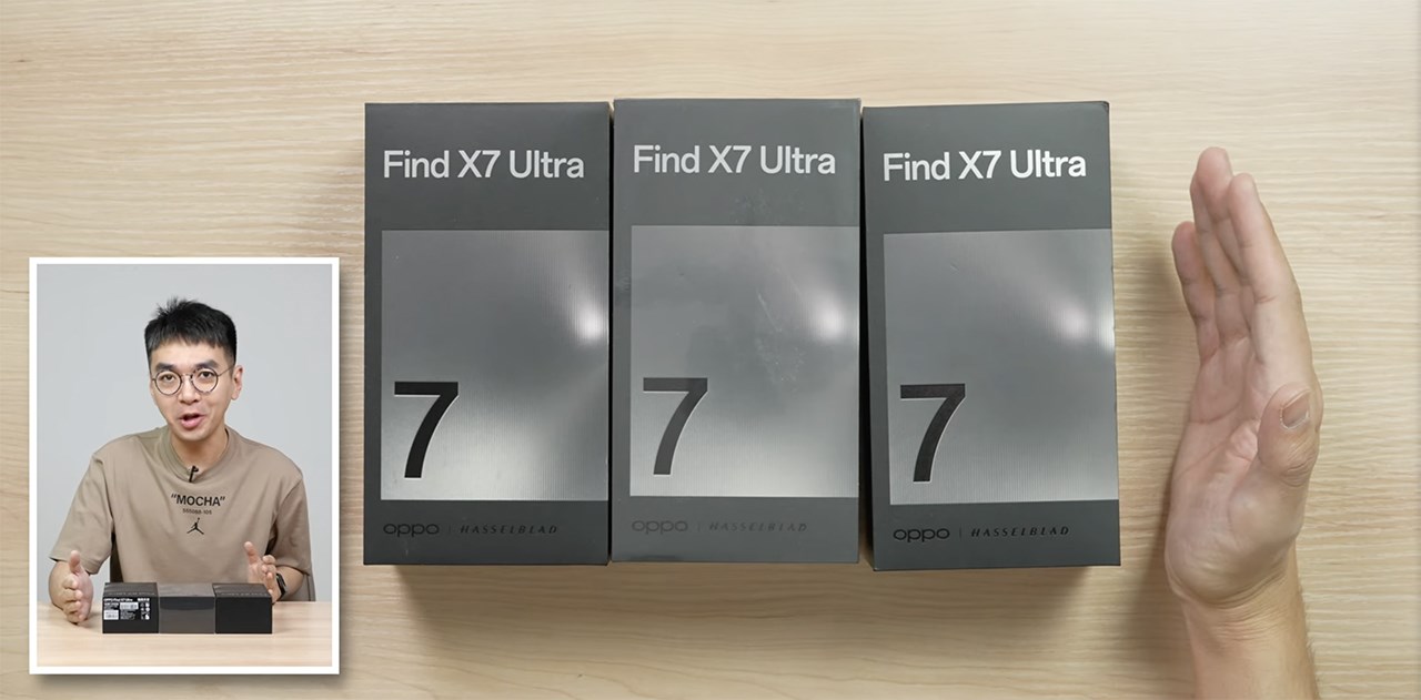 Hộp đựng OPPO Find X7 Ultra được thiết kế sang trọng và không kém phần thân thuộc.