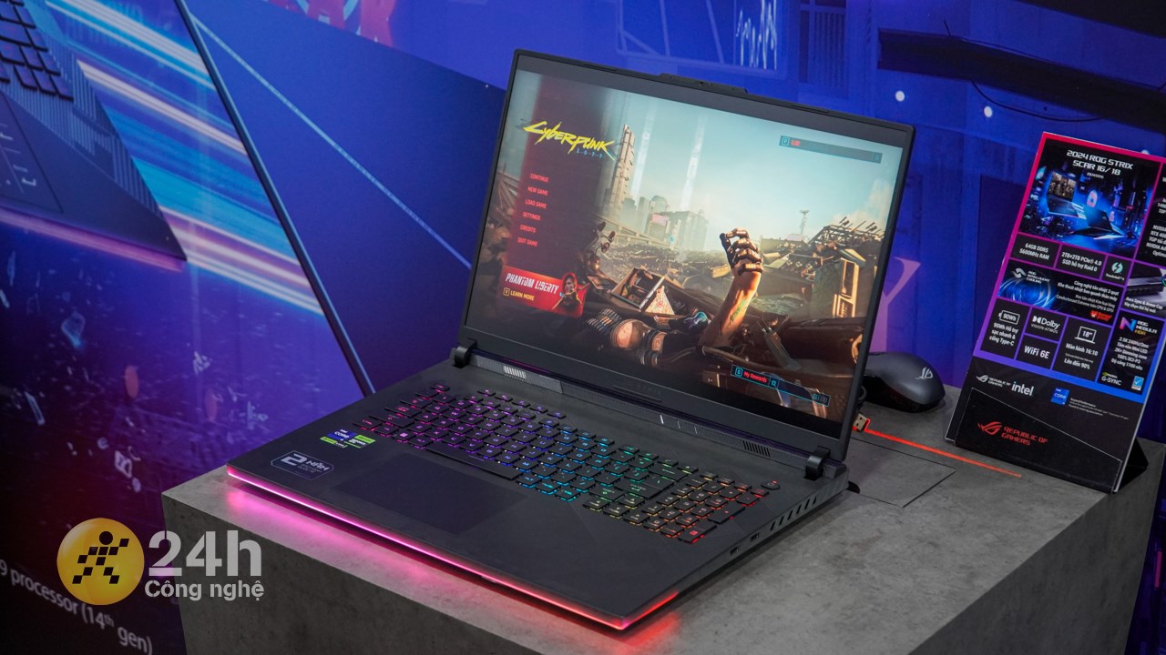 ASUS còn trang bị thêm card đồ họa RTX 40 Series bên trong ASUS ROG Strix Scar 16/18 nên các bạn có thể chiến được mọi tựa game AAA hiện nay.