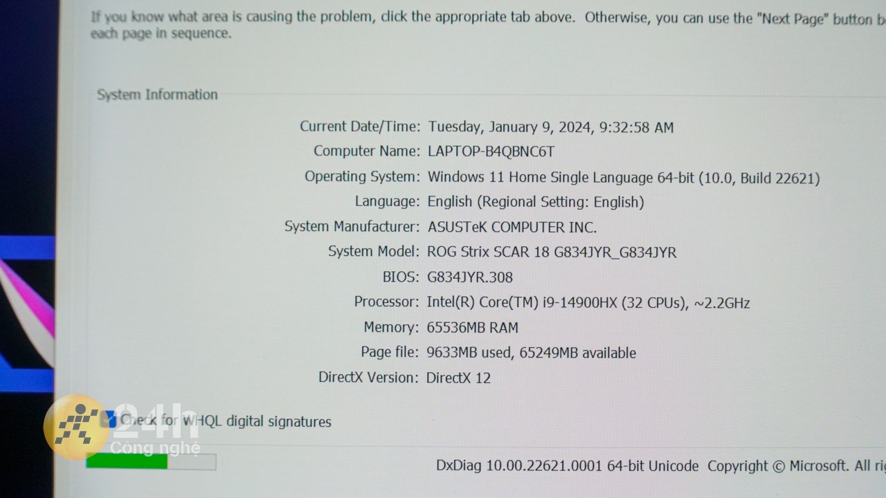 ASUS ROG Strix Scar 18 được trang bị bộ cấu hình khủng.