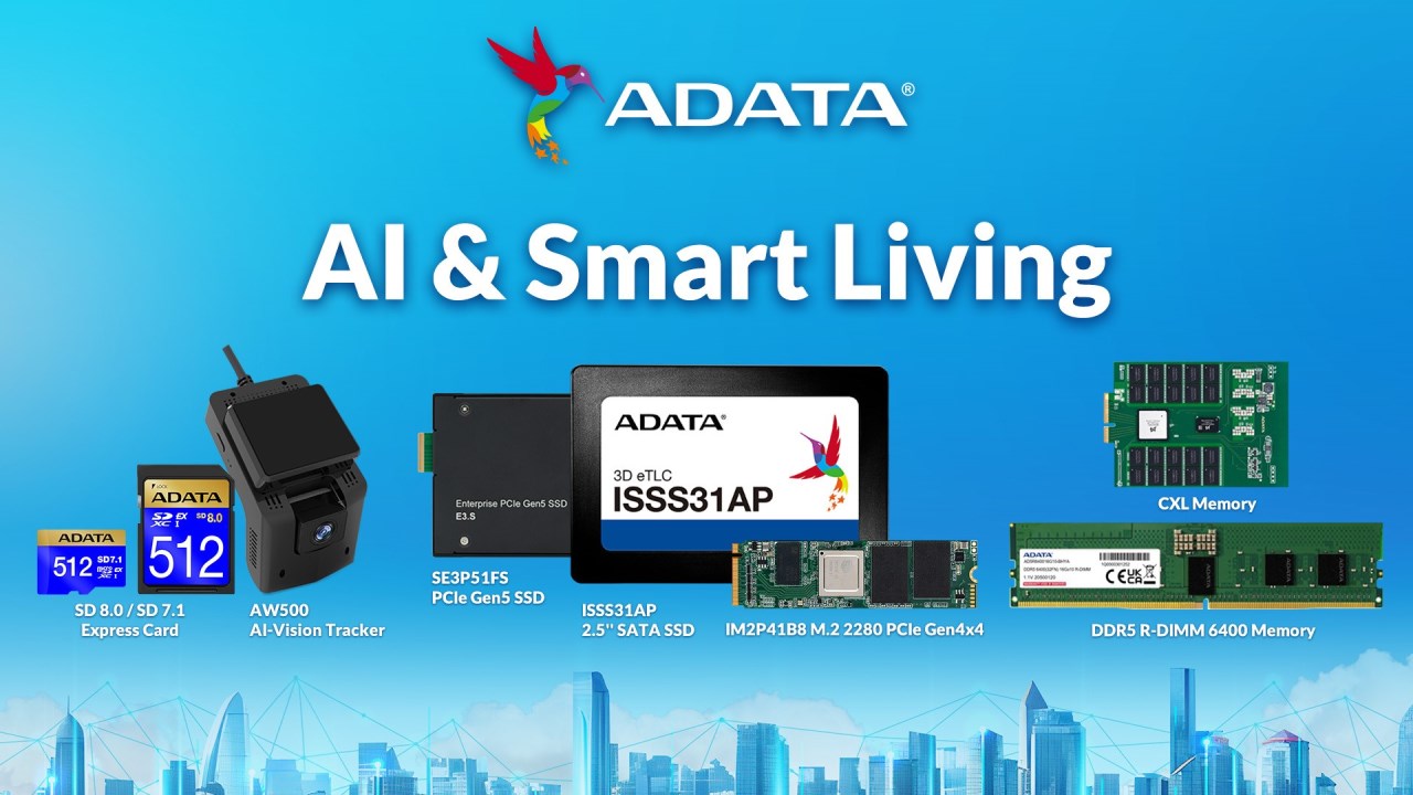 ADATA mang đến triển lãm sản phẩm mới tại CES 2024