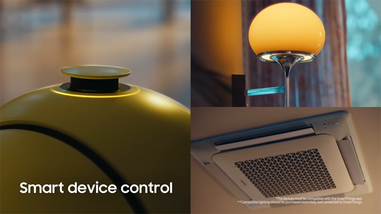 Ballie có khả năng tự động bật/tắt các thiết bị điện một cách thông minh