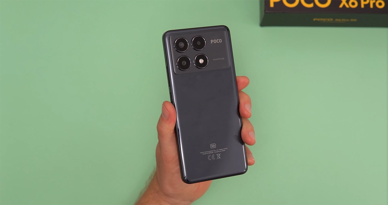 POCO X6 Pro 5G sở hữu phong cách thiết kế tương đồng với nhiều mẫu máy cao cấp khác từ nhà Xiaomi. Nguồn: TehcTablets.