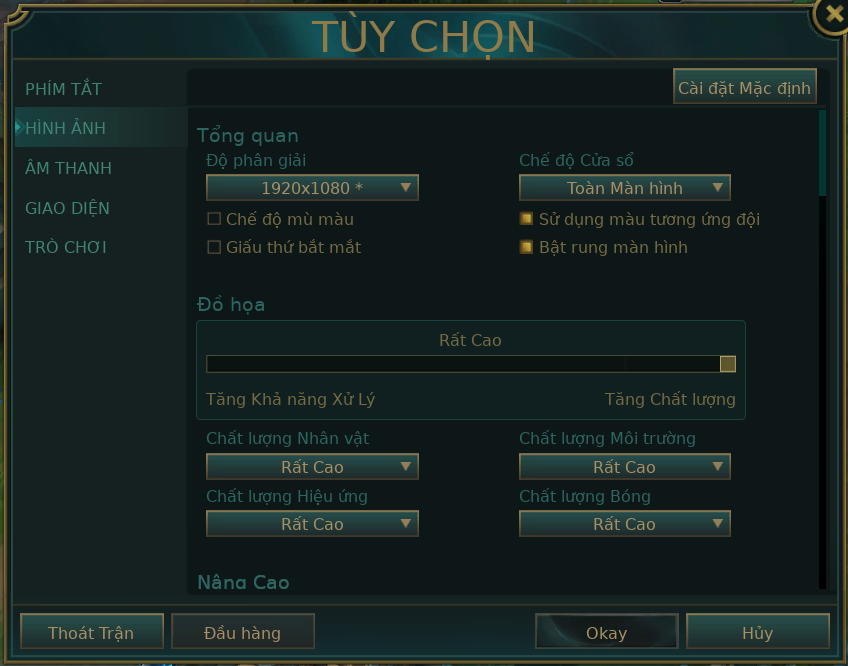 Thiết lập đồ họa game FC Online trên Dell Vostro 15 3520