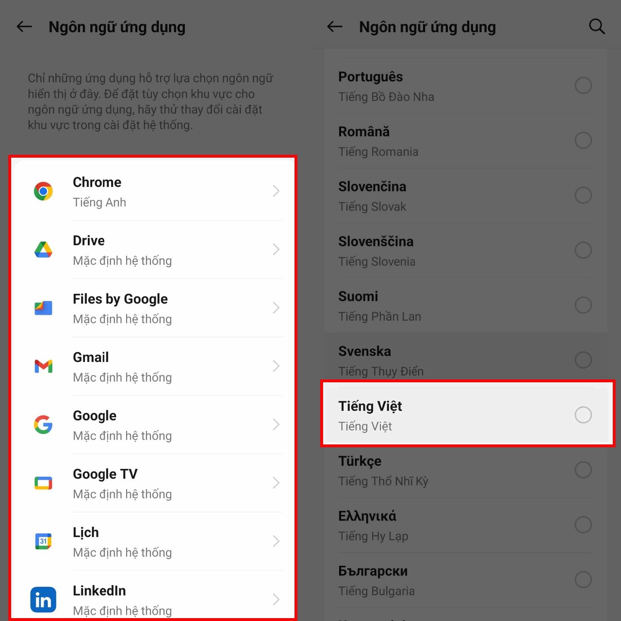 Hướng dẫn cách chỉnh ngôn ngữ ứng dụng OPPO