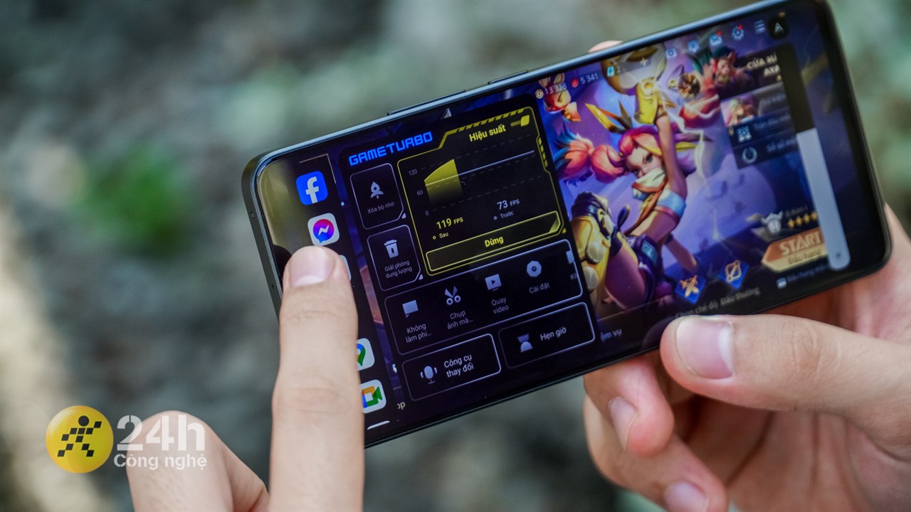 Ngoài ra, mình đã kích hoạt tính năng Game Turbo trong quá trình chiến game trên Redmi Note 13 Pro.