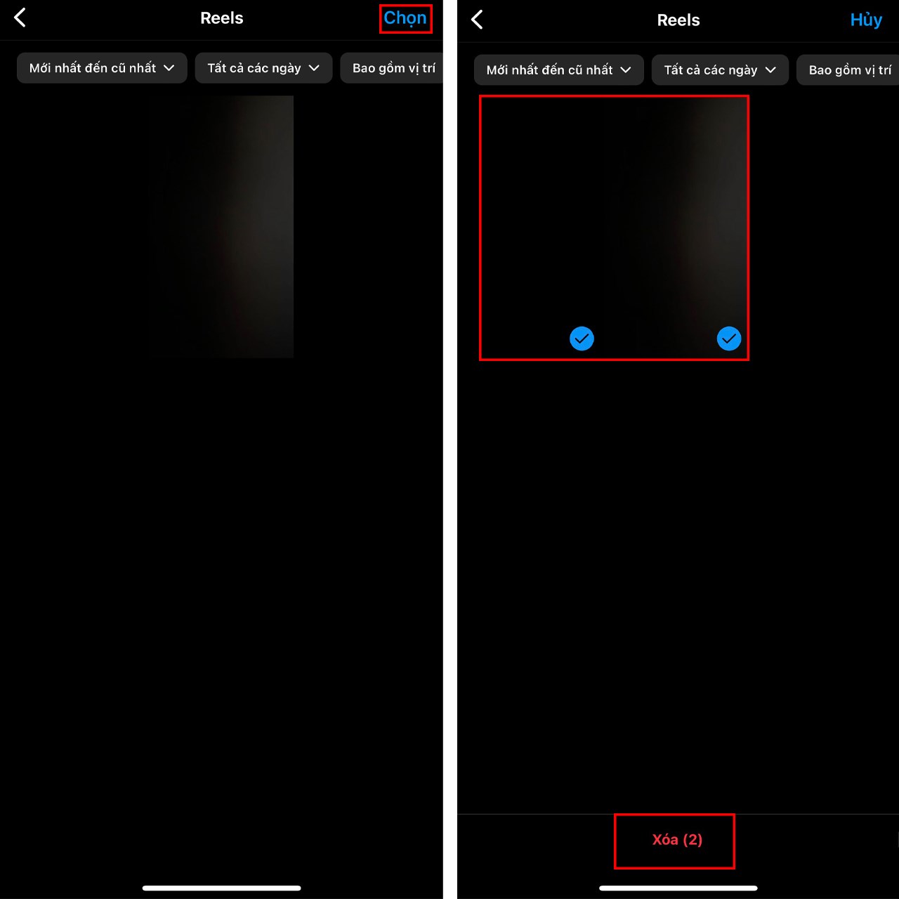 Cách xóa nhiều video Instagram Reels cùng lúc Cách xóa nhiều video Instagram Reels cùng lúc