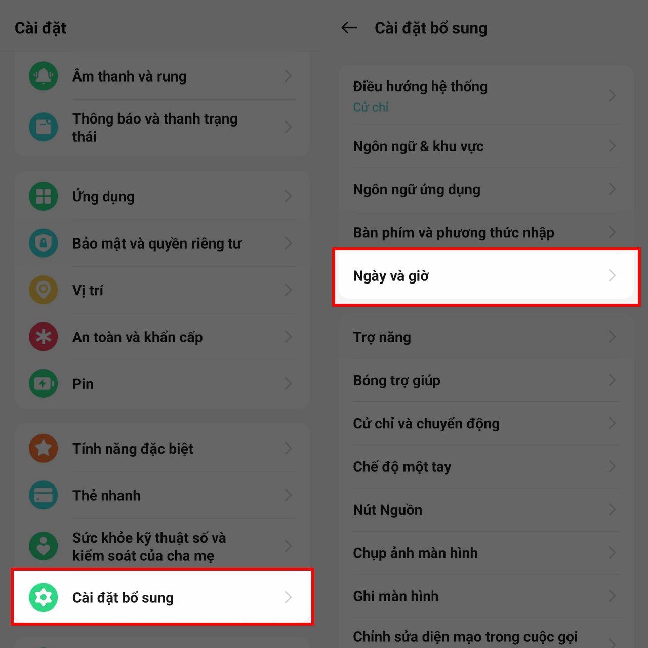 Cách dùng đồng hồ kép trên OPPO
