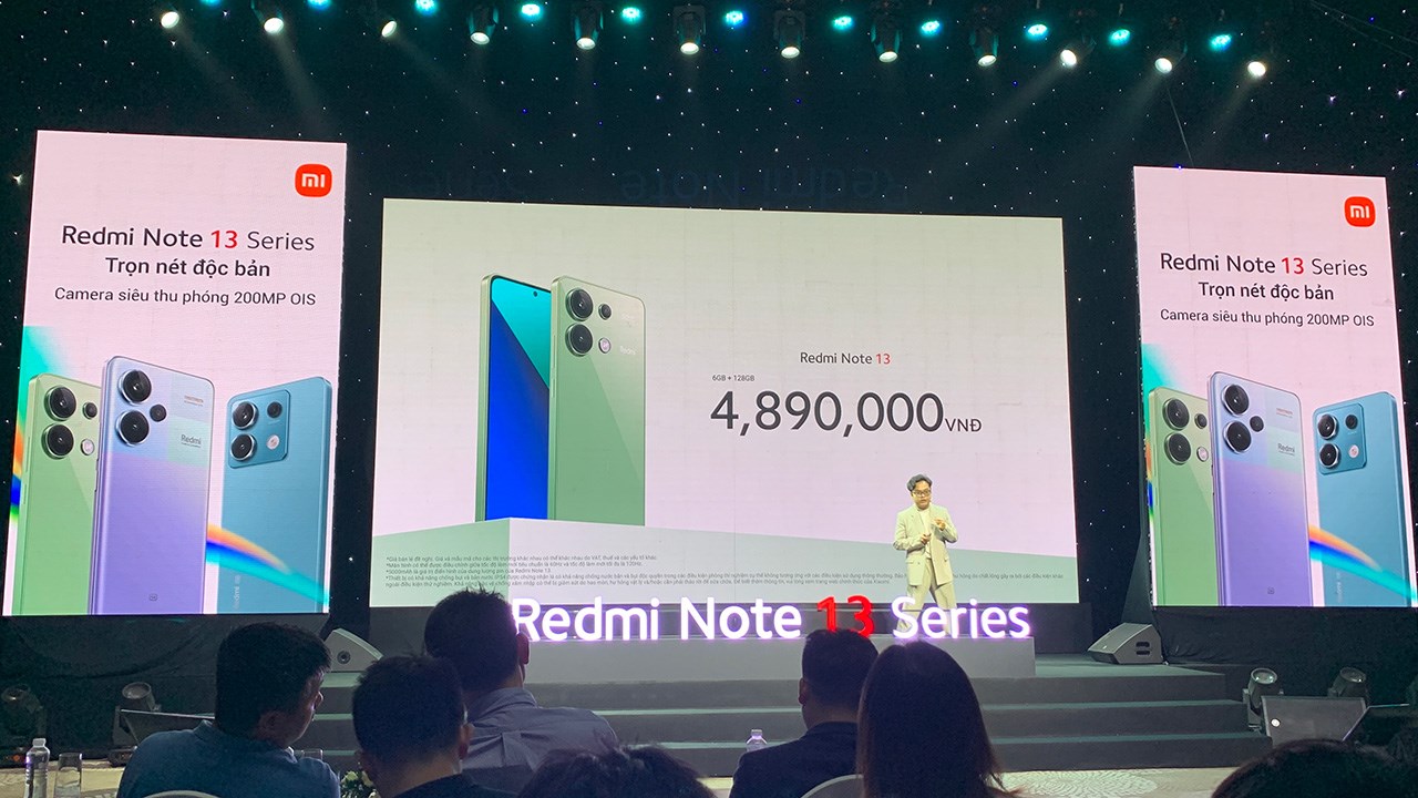 Giá bán chính thức Redmi Note 13 tại Việt Nam