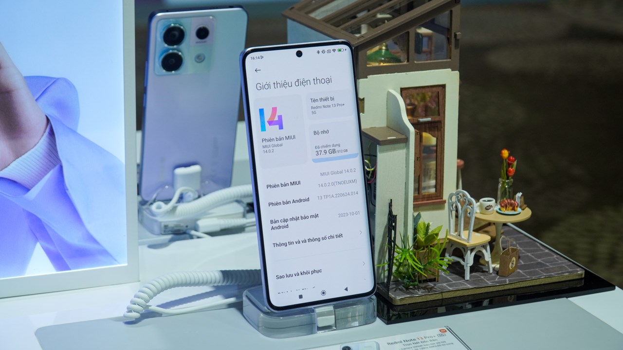 Redmi Note 13 Pro+ 5G được trang bị bộ cấu hình rất nổi bật trong phân khúc.