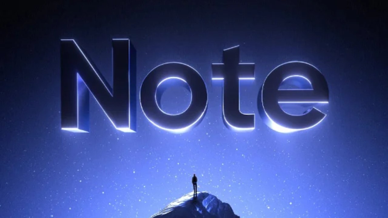 CEO của realme đã đăng tải tấm poster về sự ra mắt của dòng điện thoại Note mới