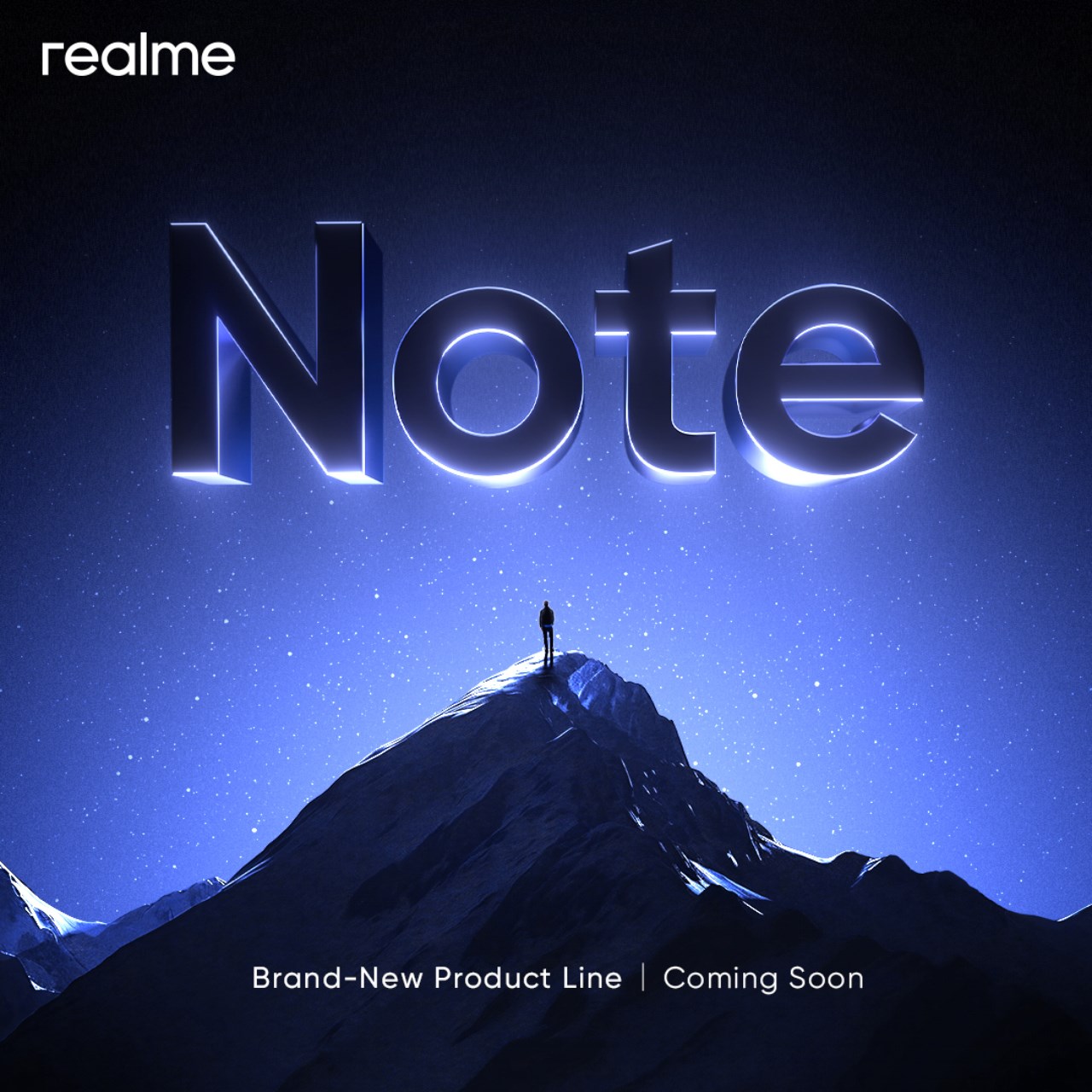 Poster tiết lộ về realme Note