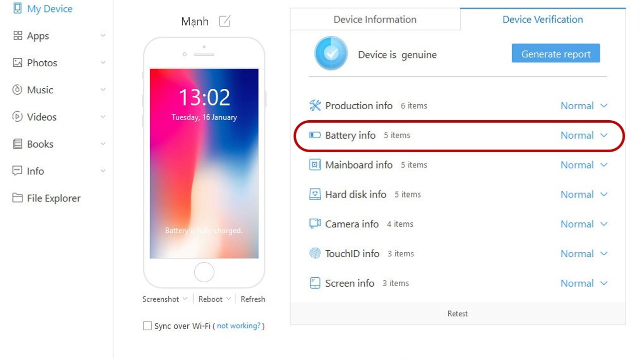 Cách kiểm tra pin iPhone đã bị thay chưa