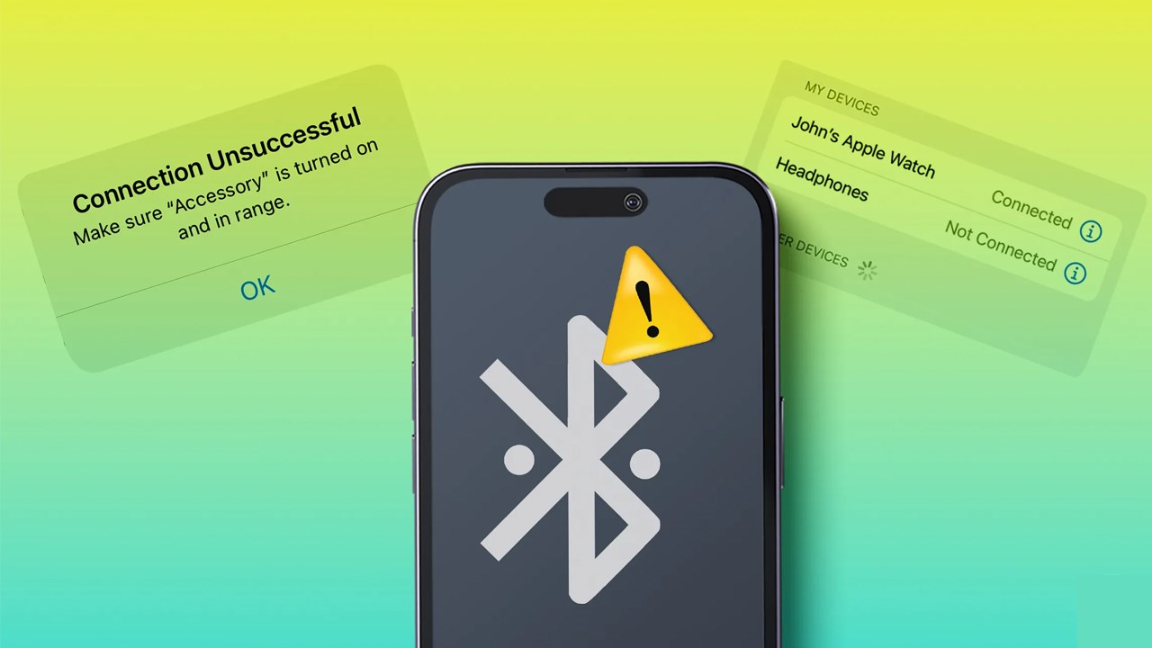 iPhone không kết nối được Bluetooth