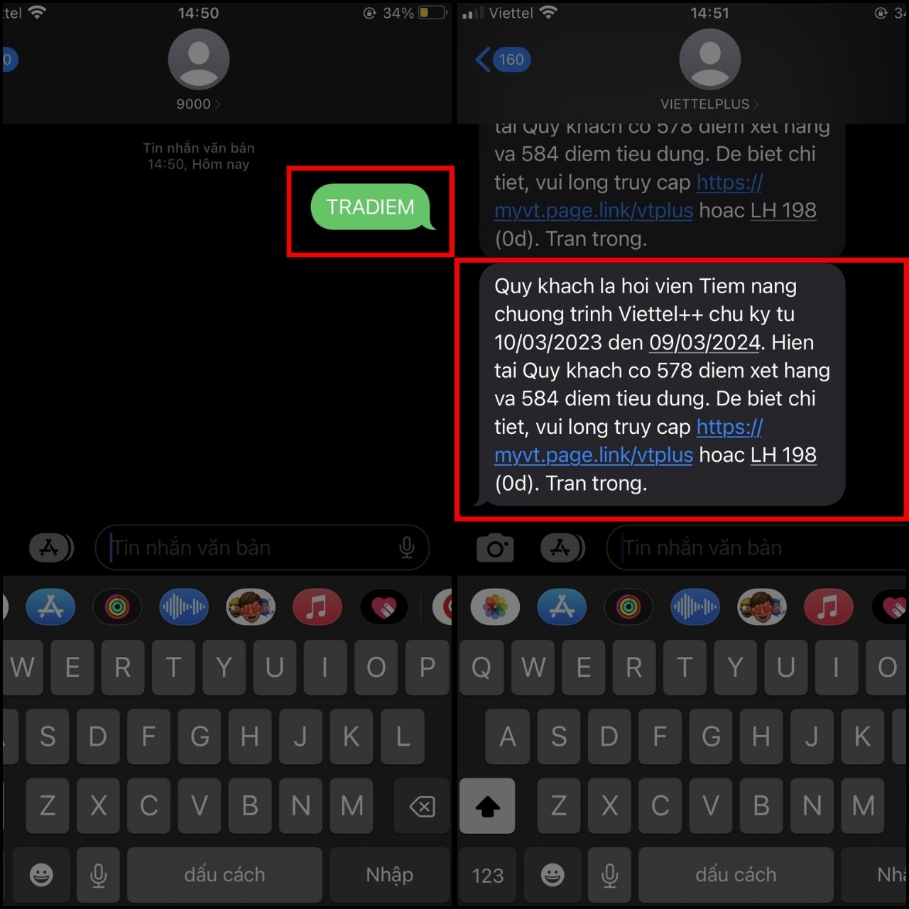 Cách tra cứu điểm Viettel++