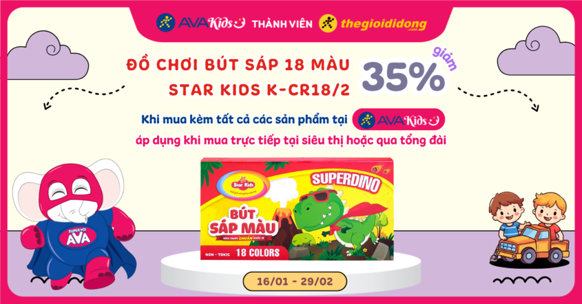 đồ chơi mua kèm giảm 35%