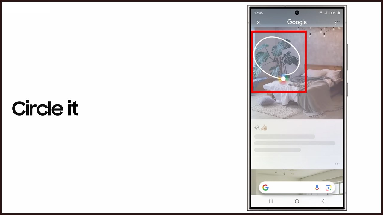 Cách dùng vòng tròn tìm kiếm với Galaxy AI Cách dùng vòng tròn tìm kiếm với Galaxy AI