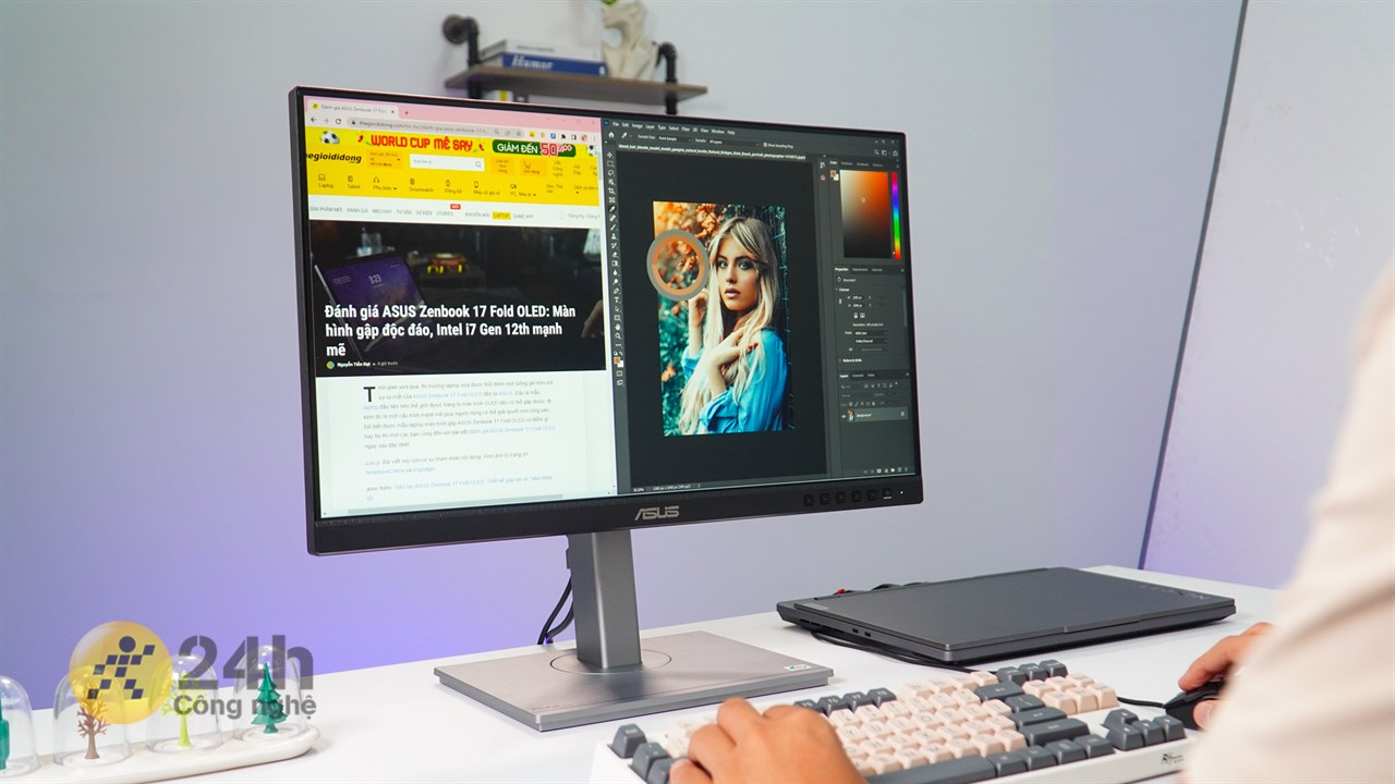 Asus ProArt PA248QV: Màn hình máy tính Asus đáng mua tại TGDĐ