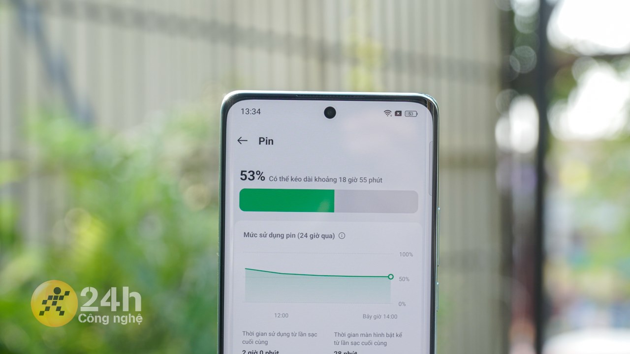 Kết quả bài test pin OPPO Reno11 5G không quá thua kém nhiều đối với nhiều sản phẩm cùng tầm khác.