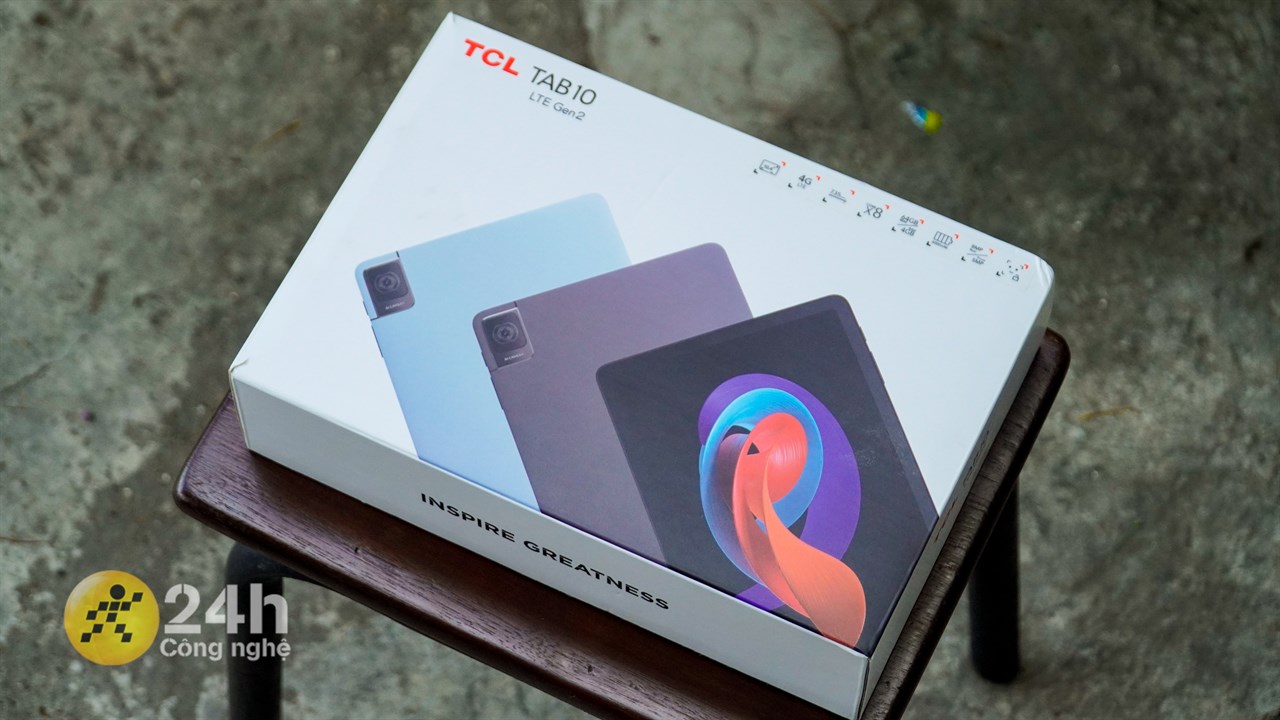 Hộp đựng TCL Tab 10 Gen 2 được thiết kế đẹp mắt và trực quan. Hộp đựng TCL Tab 10 Gen 2 được thiết kế đẹp mắt và trực quan.