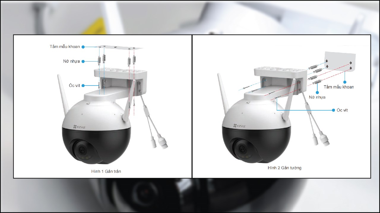 Cách sử dụng camera Ezviz C8W Cách sử dụng camera Ezviz C8W