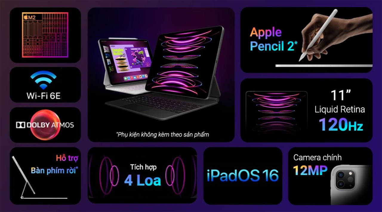 iPad Pro M2 siêu sale cận Tết, mua ngay hôm nay chỉ còn 20.69 triệu iPad Pro M2 siêu sale cận Tết, mua ngay hôm nay chỉ còn 20.69 triệu