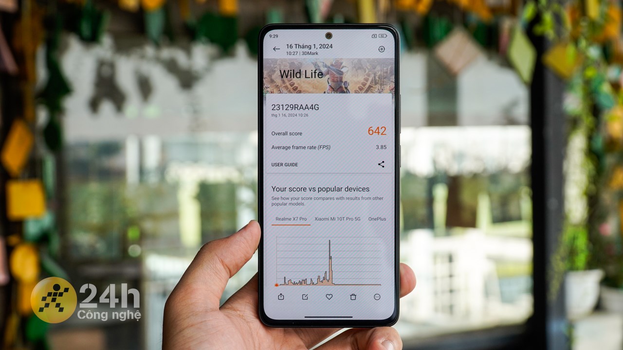 Redmi Note 13 còn đạt được điểm hiệu năng tốt mà không nhiều sản phẩm giá rẻ cùng tầm đạt được.