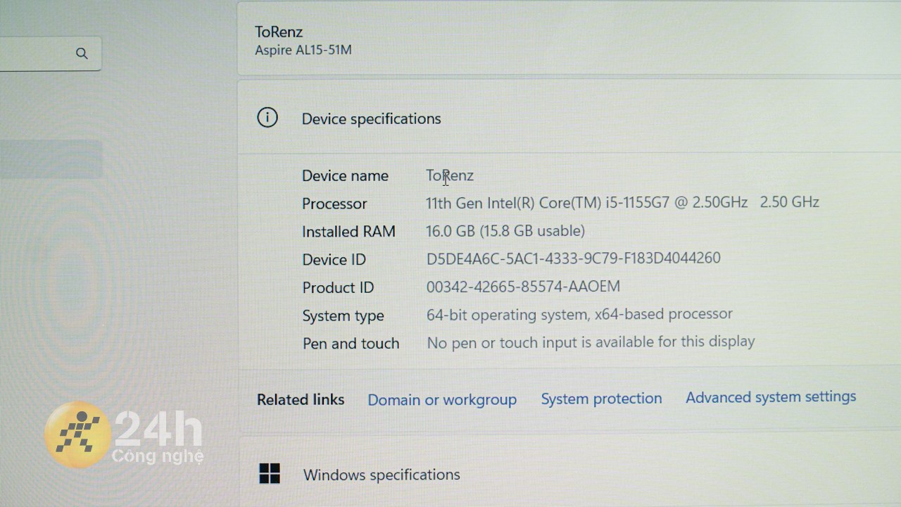 Acer Aspire Lite 15 được trang bị bộ cấu hình tôt trong phân khúc giá dưới 15 triệu.