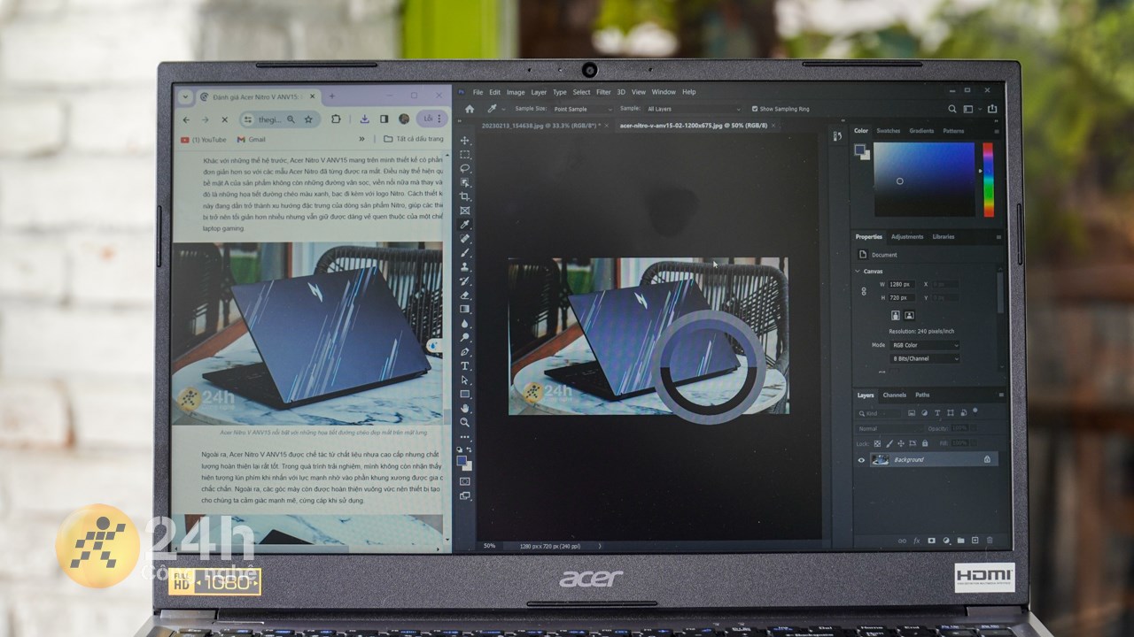 Acer Aspire Lite 15 có thể đa nhiệm và xử lý tốt các tác vụ đồ họa cơ bản của người dùng.