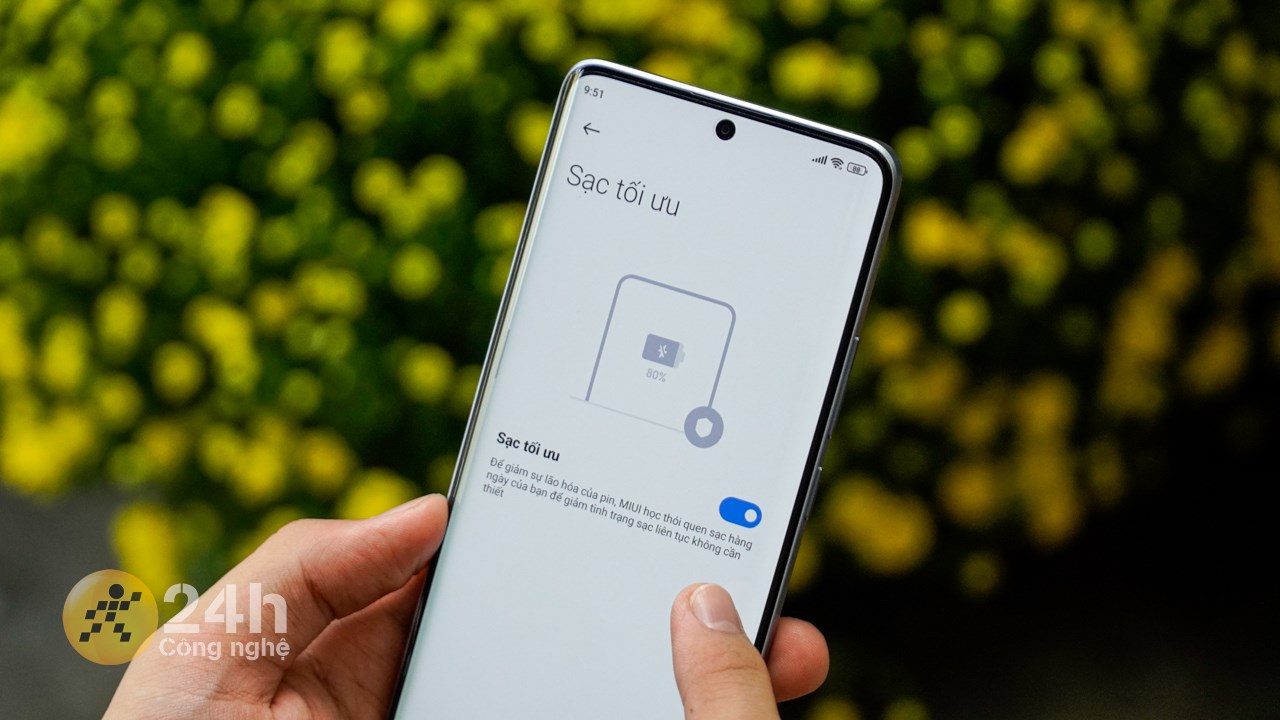 Đây là tính năng Sạc tối ưu trên Redmi Note 13 Pro+ 5G. Đây là tính năng Sạc tối ưu trên Redmi Note 13 Pro+ 5G.