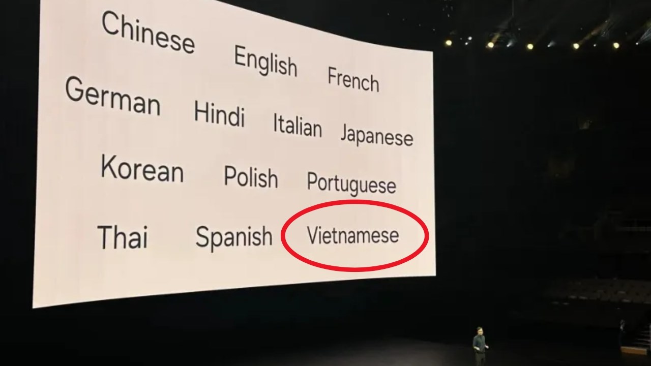 Galaxy AI hỗ trợ tiếng Việt.