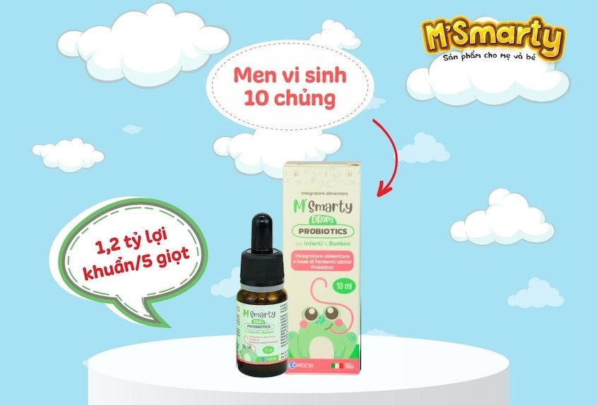 Bên cạnh thực phẩm hàng ngày mẹ có thể bổ sung men vi sinh M