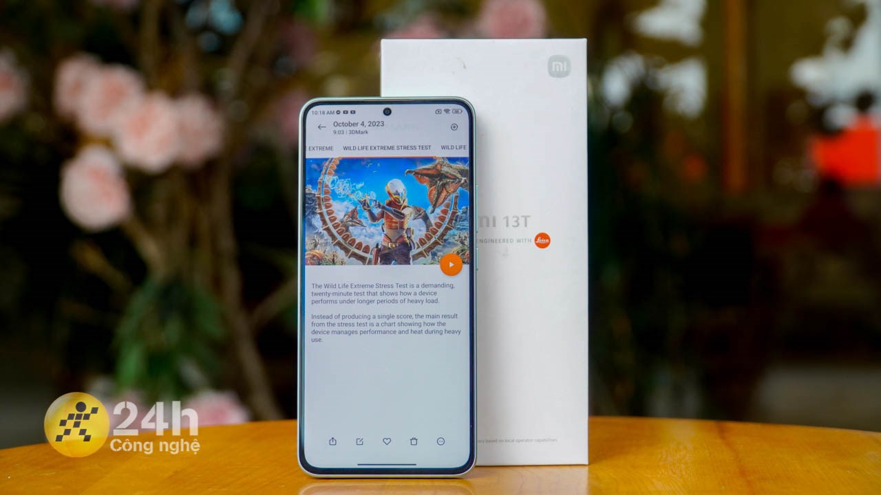 Sự chênh lệch về điểm số hiệu năng của Xiaomi 13T ở Xiaomi HyperOS và MIUI 14 không quá đáng kể.