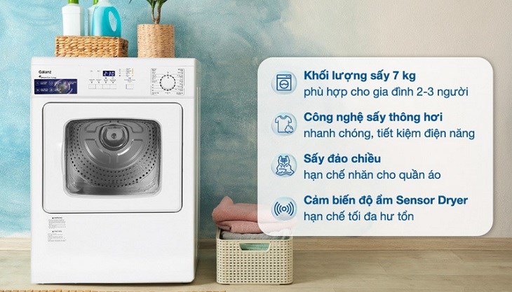 Máy sấy quần áo Galanz đến từ thương hiệu Trung Quốc