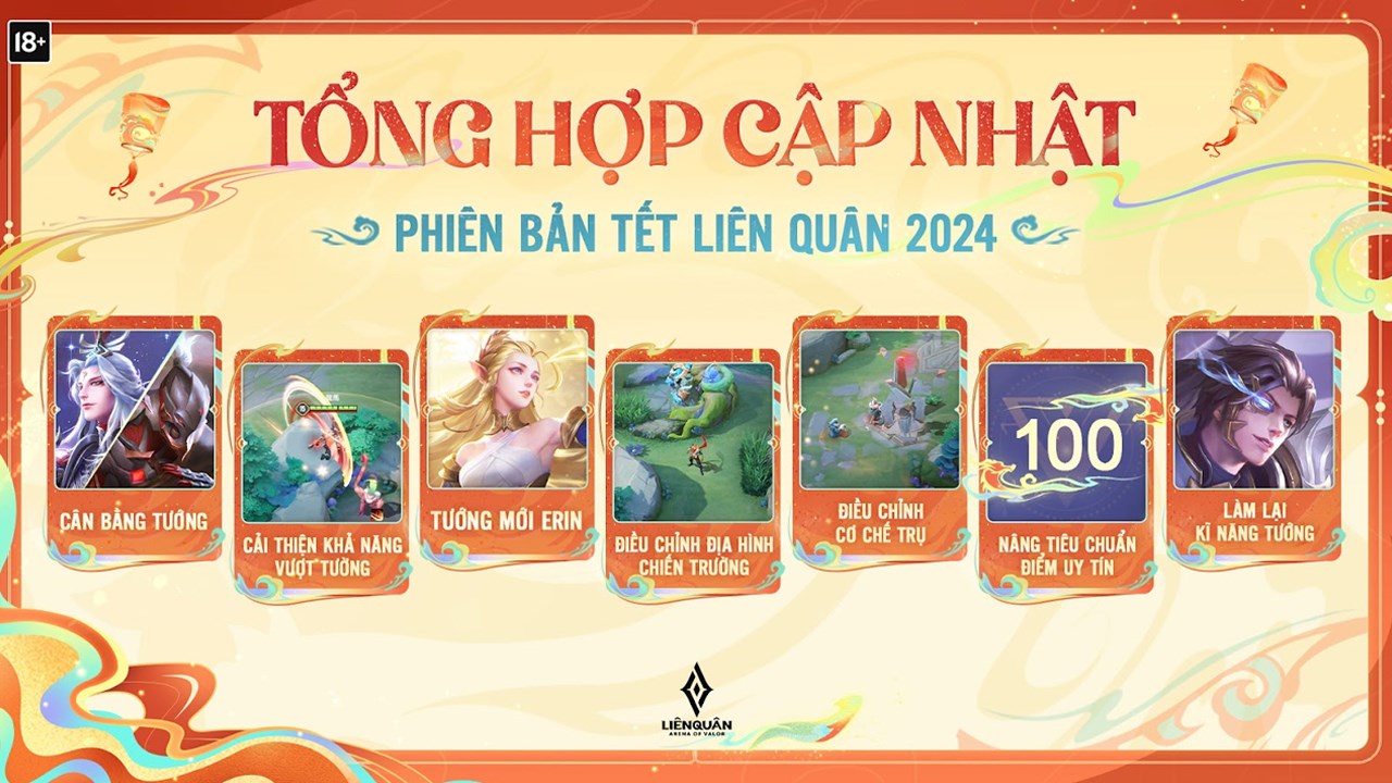 Cách cập nhật Tết Liên Quân 2024