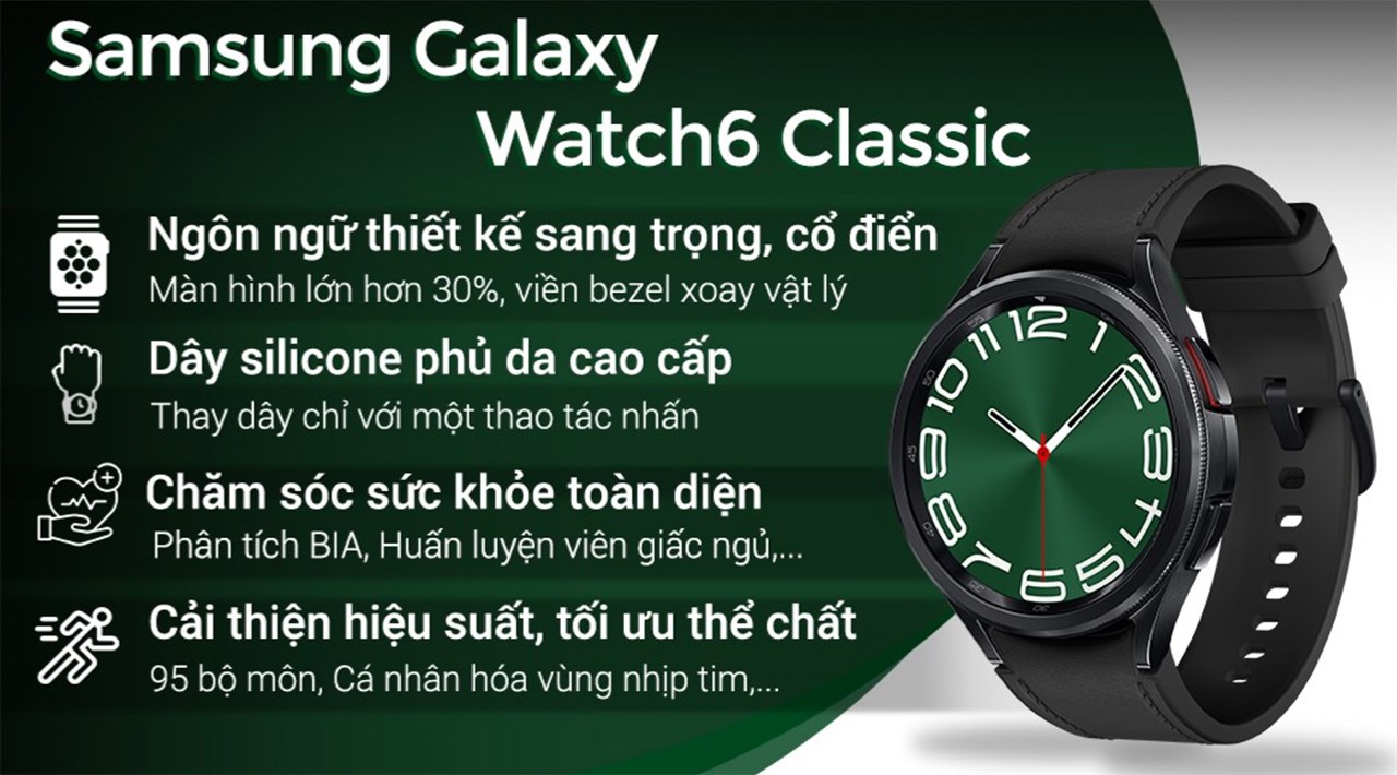 Galaxy Watch6 series giảm đến 2 triệu những ngày cuối tuần, trả góp 0%