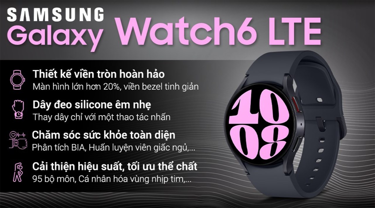 Galaxy Watch6 series giảm đến 2 triệu những ngày cuối tuần, trả góp 0%