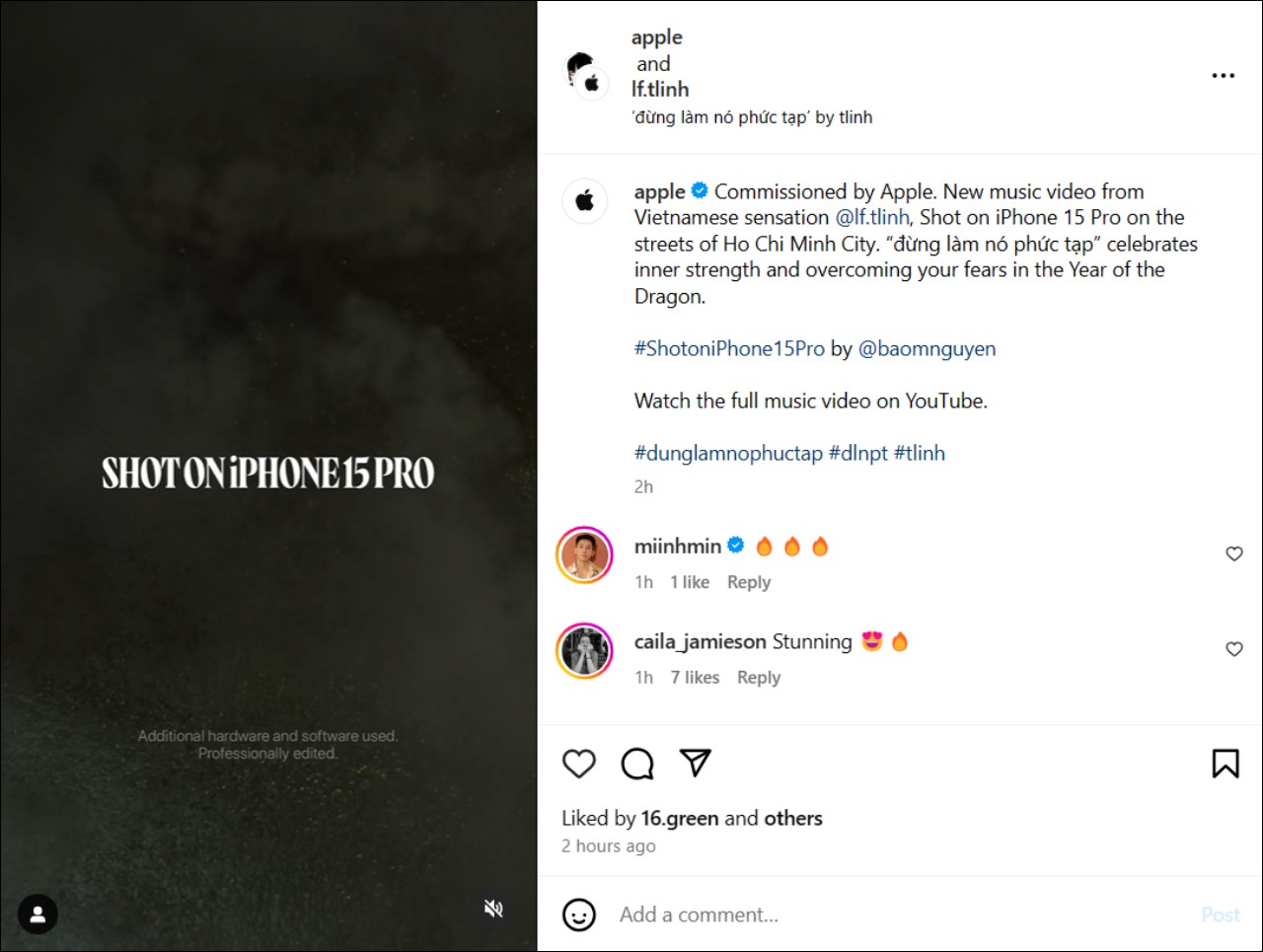 Apple chính thức công bố trailer MV Đừng Làm Nó Phức Tạp