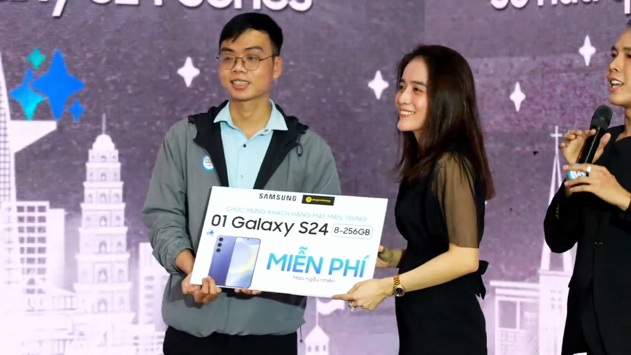Sự kiện giao hàng và mở bán Galaxy S24 Series