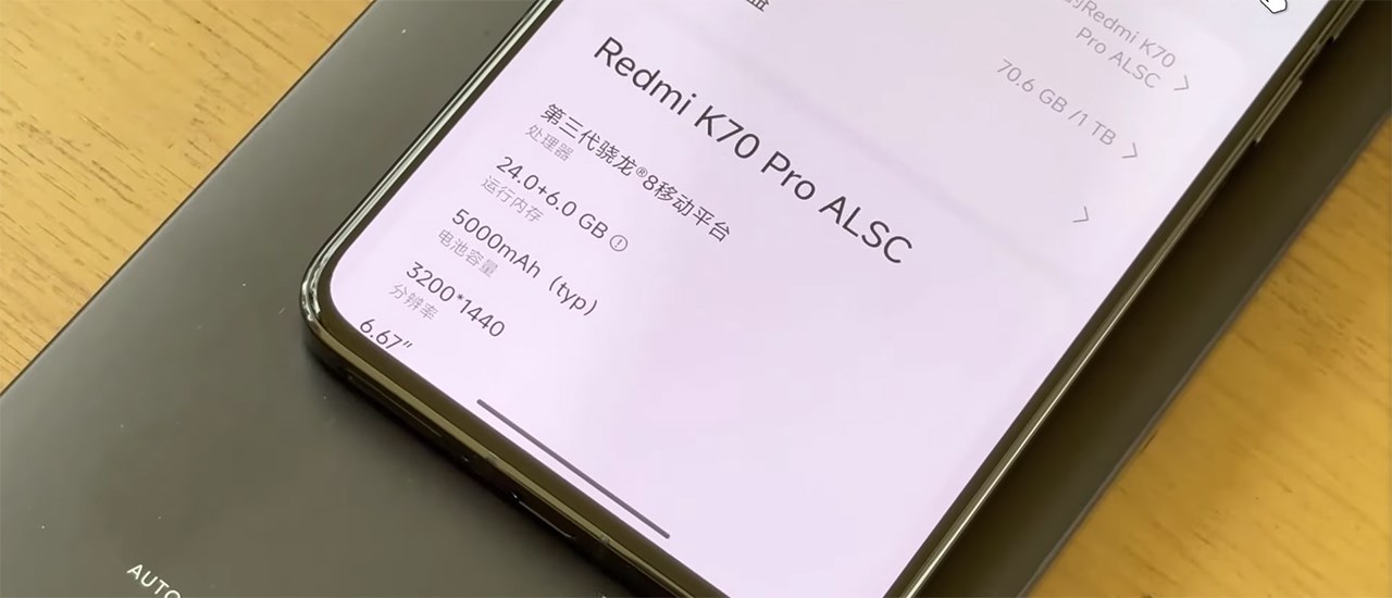 Redmi K70 Pro Lamborghini được trang bị bộ cấu hình mạnh mẽ. Nguồn: Black MOB.