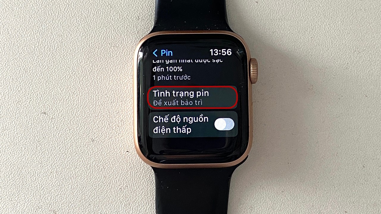Apple Watch chỉ sạc được 80