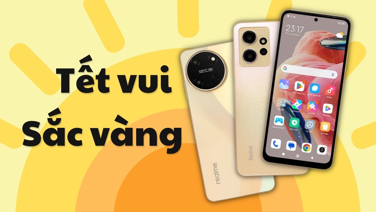 TOP 5 điện thoại màu vàng đắm say, cho Tết Nguyên Đán trọn may mắn!